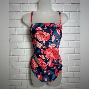 Kona Sol Floral One-Piece Swimsuit Women's size XL